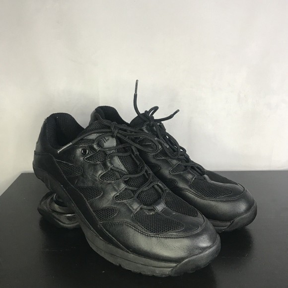 Z-COIL Back Pain Relief Coil Comfort Orthotic Spring Shoes Men’s Size 12 Black - Picture 1 of 5